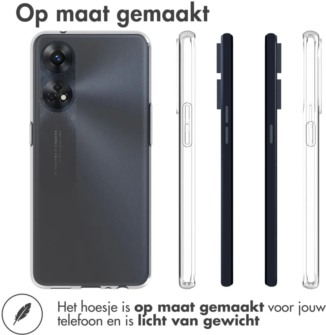 Accezz Hoesje Oppo Reno 8T 4G - Transparant