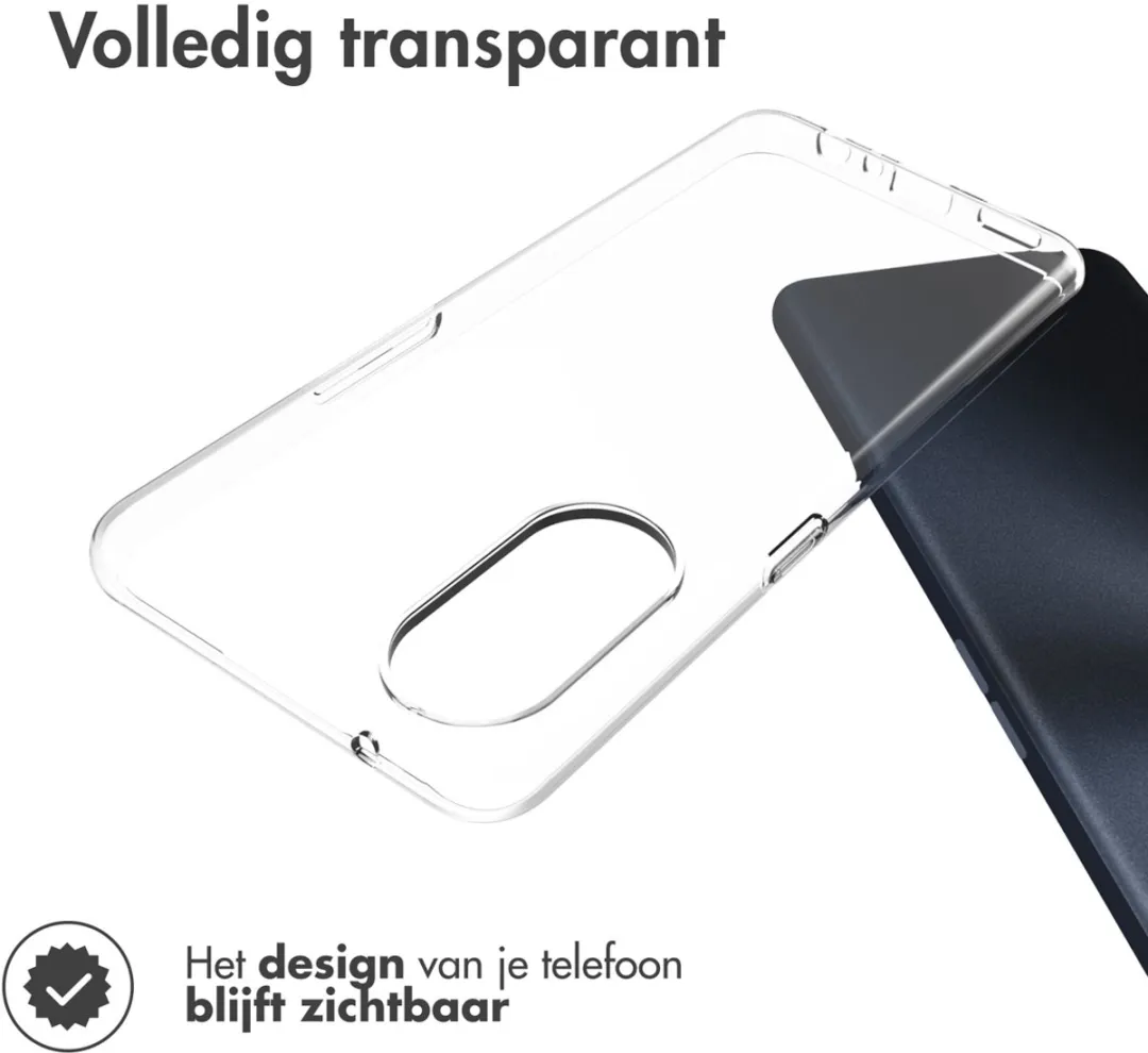 Accezz Hoesje Oppo Reno 8T 4G - Transparant