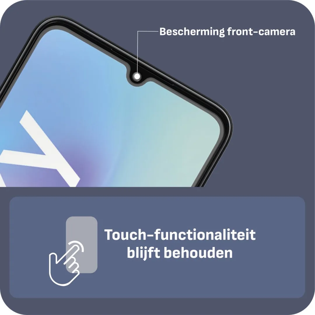 Just in Case Cazy Screenprotector Samsung Galaxy A05s - 2 Stuks