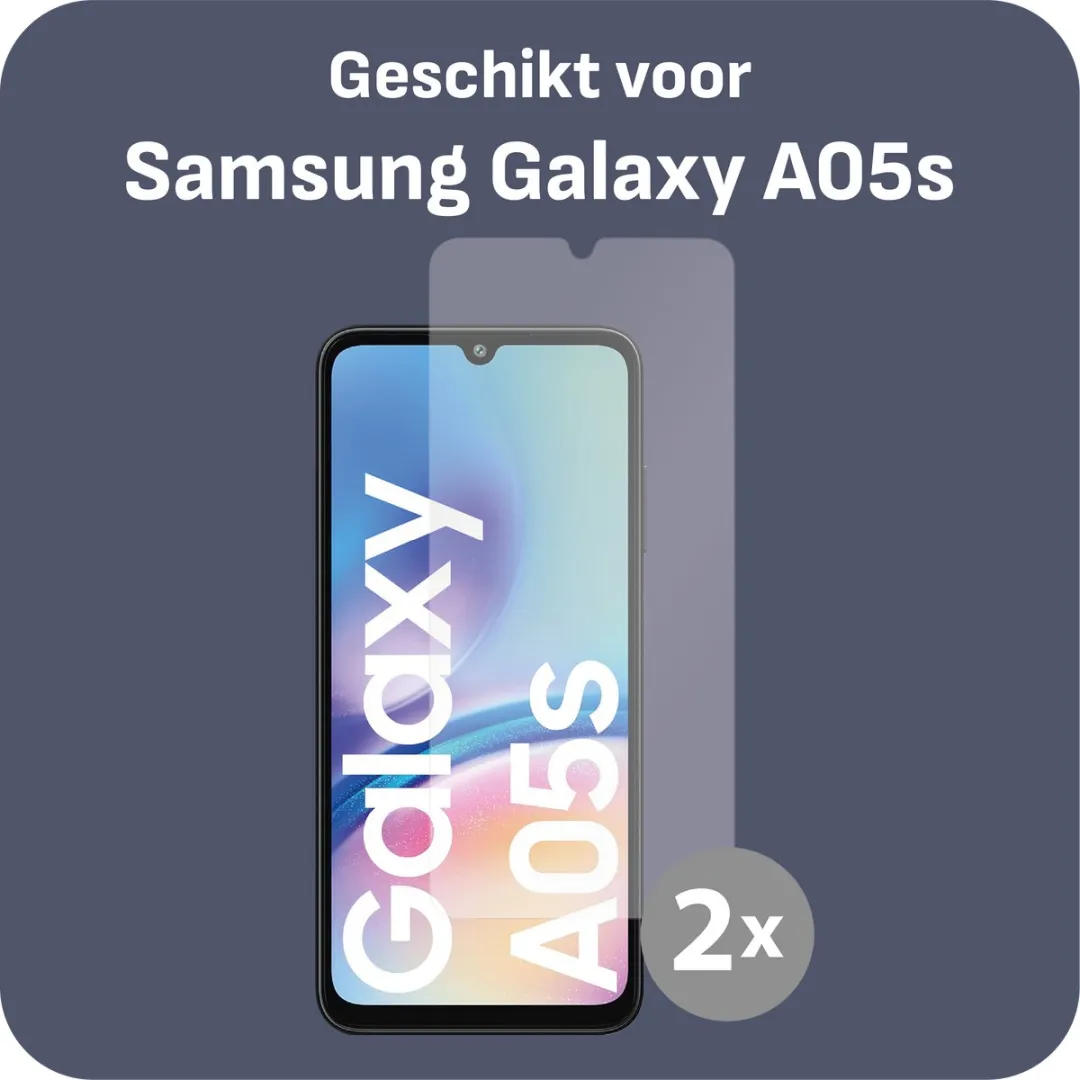 Just in Case Cazy Screenprotector Samsung Galaxy A05s - 2 Stuks
