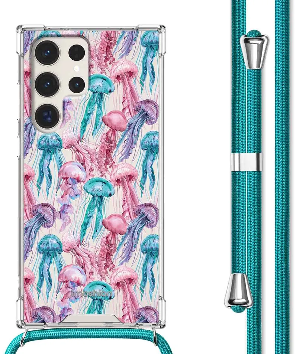 Imoshion Hoesje Samsung Galaxy S23 Ultra Jellyfish Watercolor