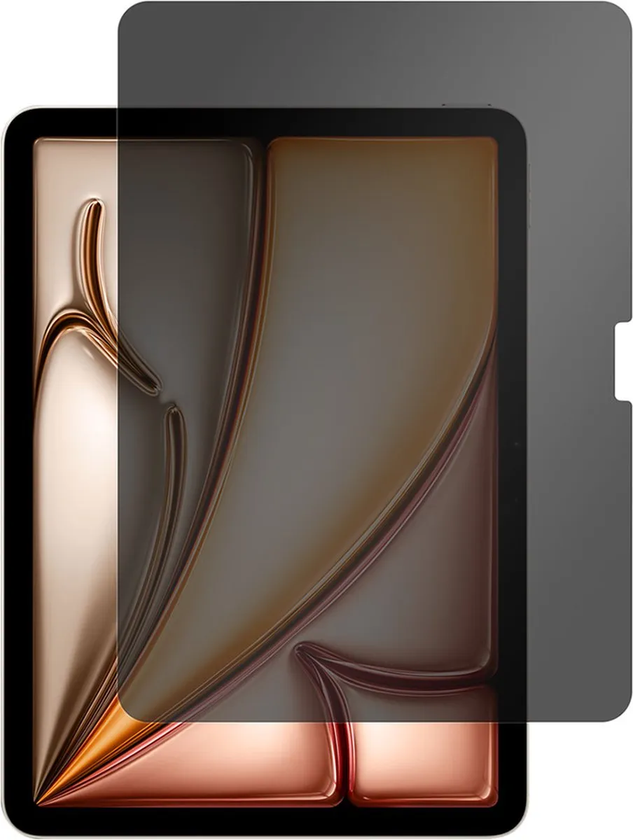 Just in Case Cazy Privacy Screenprotector Apple iPad Air 11 - 8331946 - Zwart
