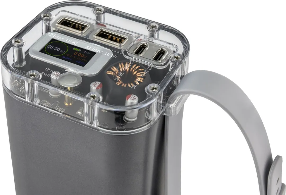 Ansmann Powerbank PB4100 40.000mAh - 100W - 4x USB - Zilver