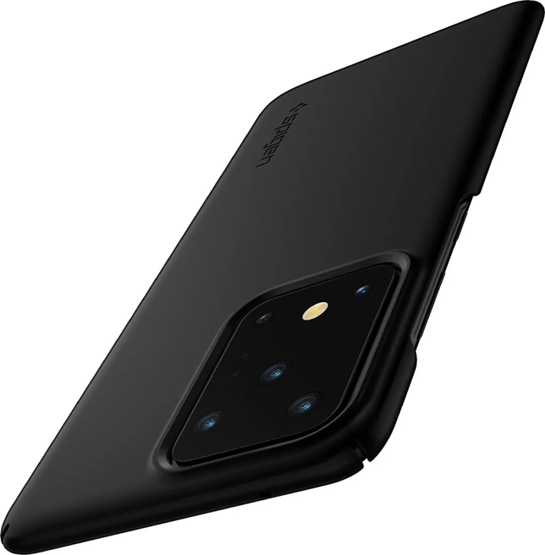 Spigen Thin Fit ACS00708 Hoesje - Samsung Galaxy S20 Ultra - Zwart - afbeelding 6 van 6