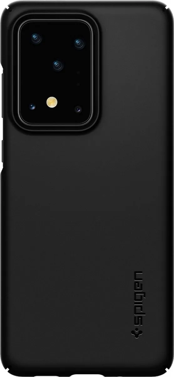 Spigen Thin Fit ACS00708 Hoesje - Samsung Galaxy S20 Ultra - Zwart