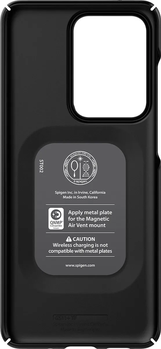 Spigen Thin Fit ACS00708 Hoesje - Samsung Galaxy S20 Ultra - Zwart