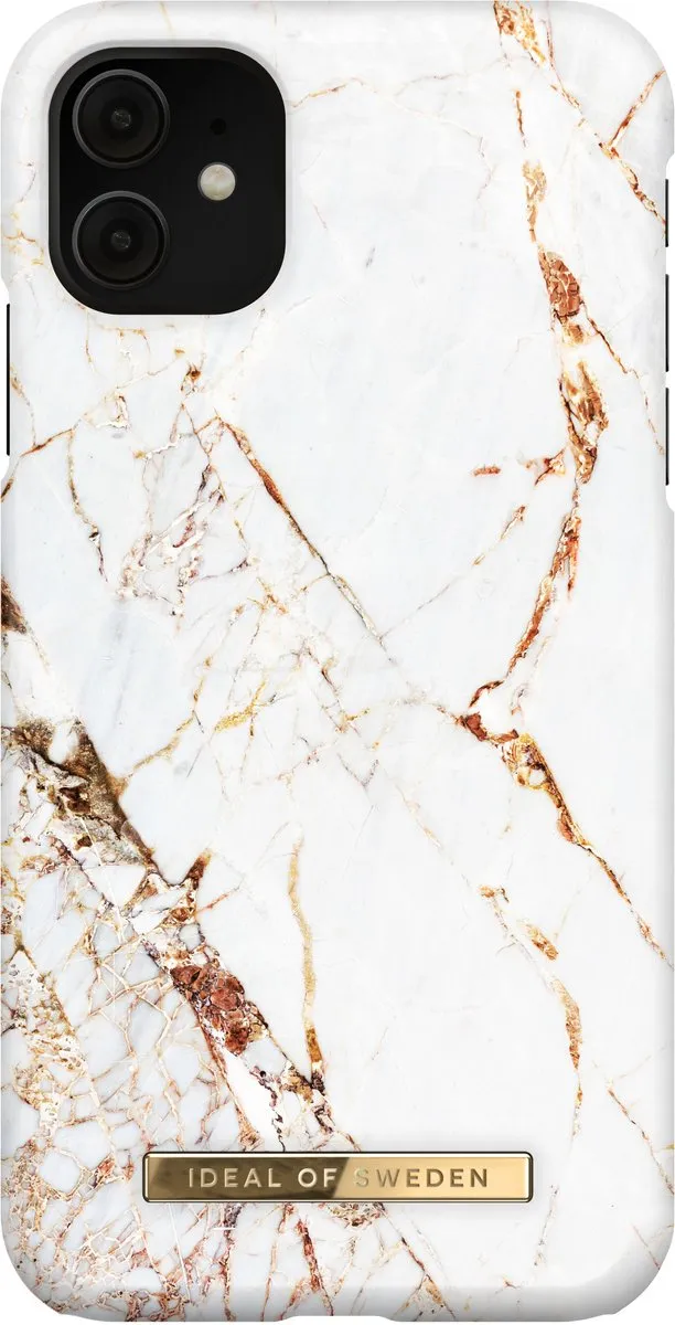 iDeal of Sweden iPhone 11 Backcover - Carrara Gold - mpn-7340168738340