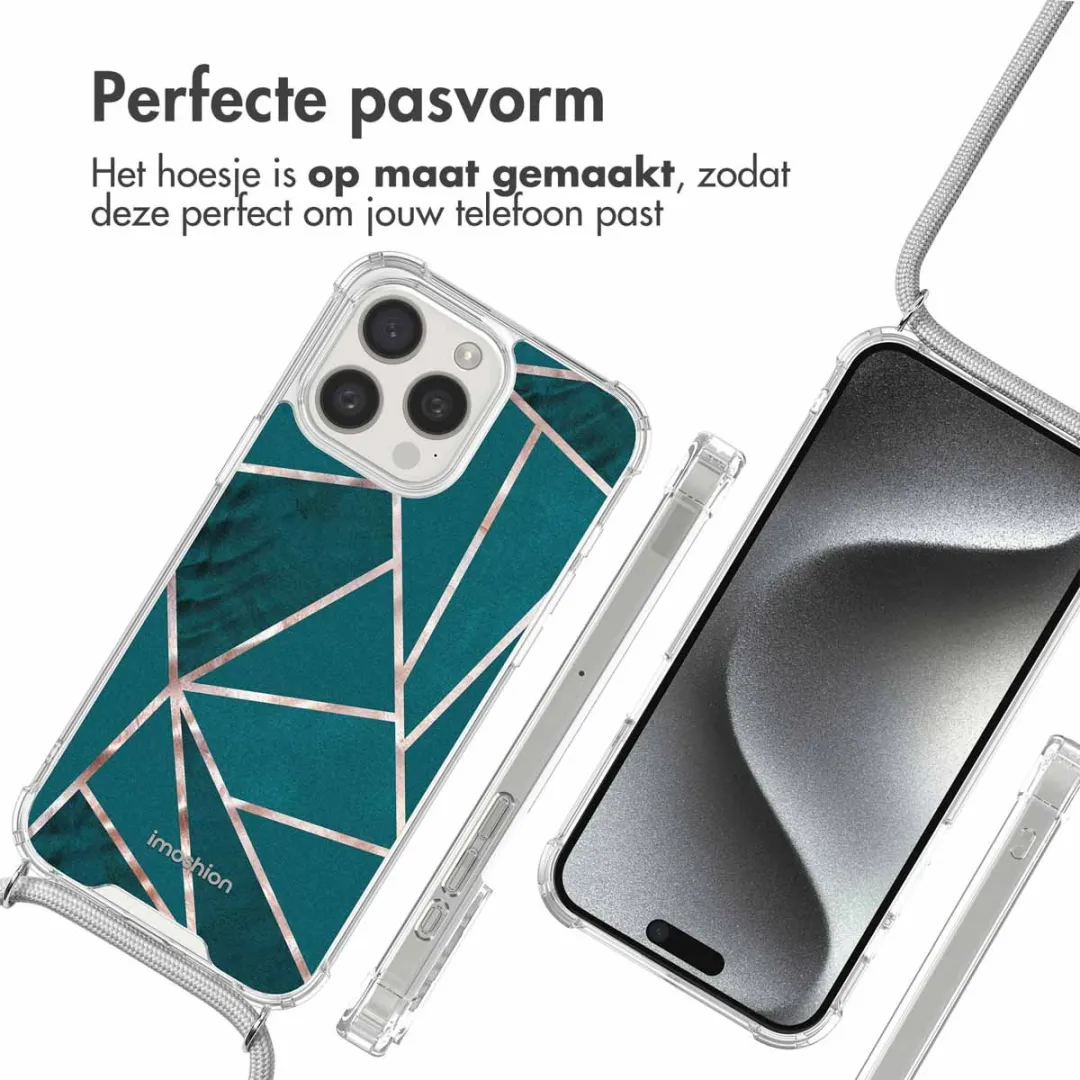 Imoshion Hoesje iPhone 15 Pro Max Petrol Green Graphic