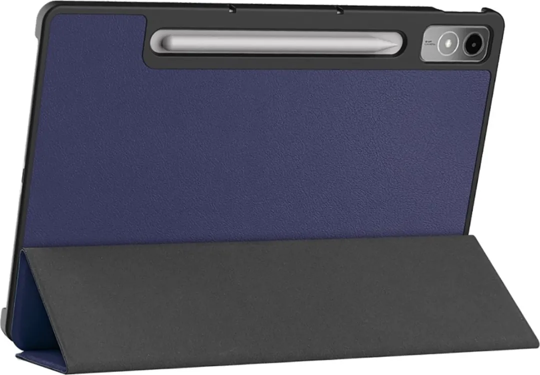 Just in Case Cazy TriFold Bookcase Hoes Lenovo Tab P12 - Blauw