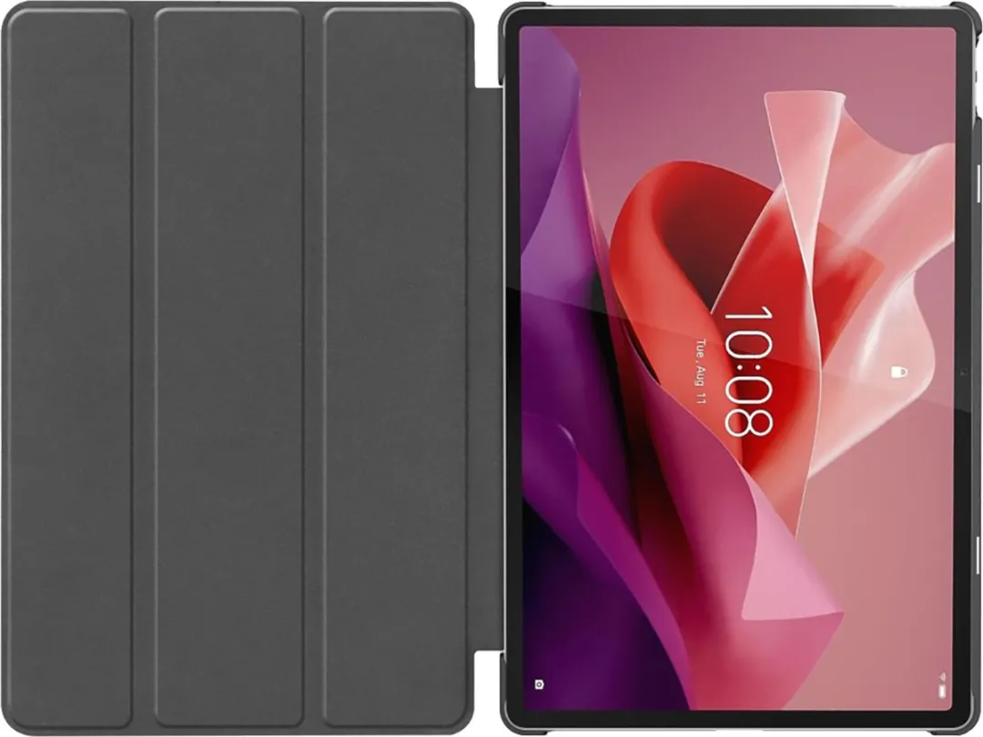 Just in Case Cazy TriFold Bookcase Hoes Lenovo Tab P12 - Blauw
