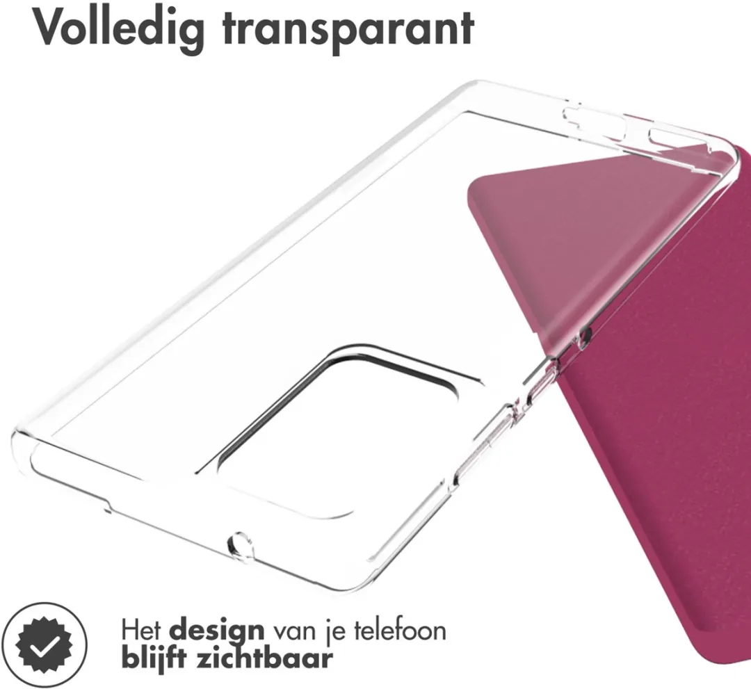 Accezz Hoesje Motorola Edge 50 Fusion - Transparant