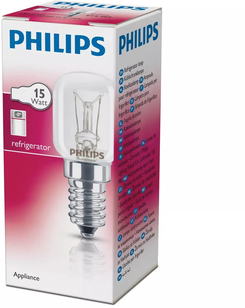 Philips Koelkastlamp E14 15W 2700K - Warm Wit - afbeelding 6 van 6
