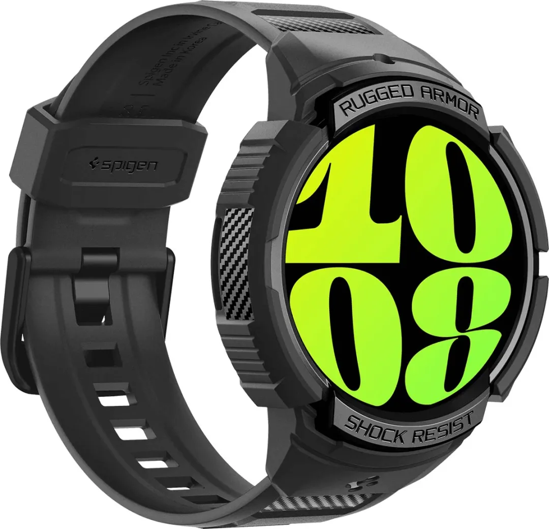 Spigen Rugged Armor Pro - Samsung Galaxy Watch6 44mm - Zwart