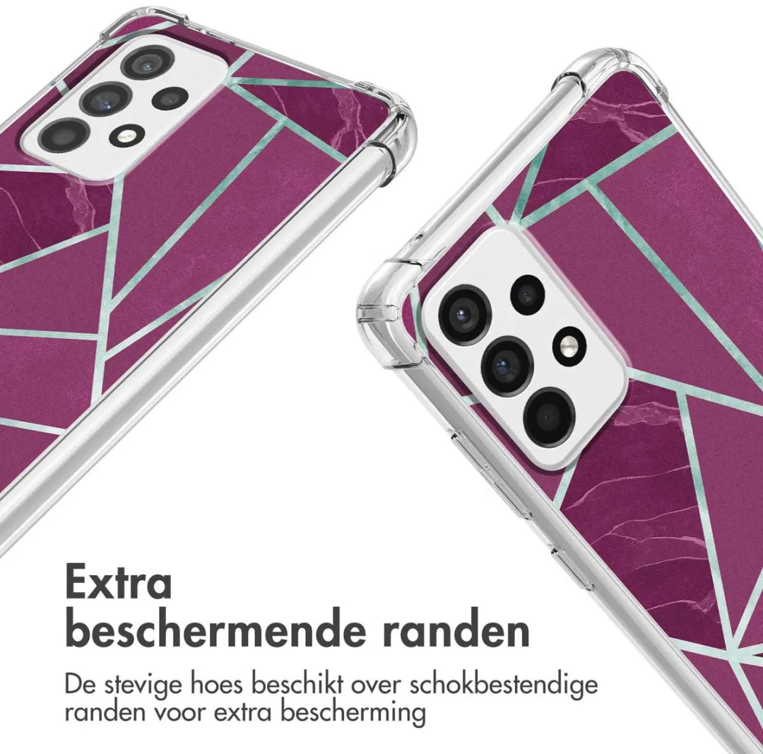 Imoshion Hoesje Samsung Galaxy A53 Bordeaux Graphic