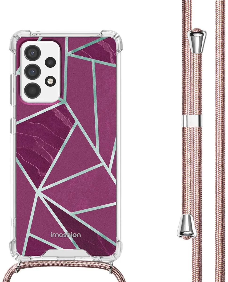 Imoshion Hoesje Samsung Galaxy A53 Bordeaux Graphic