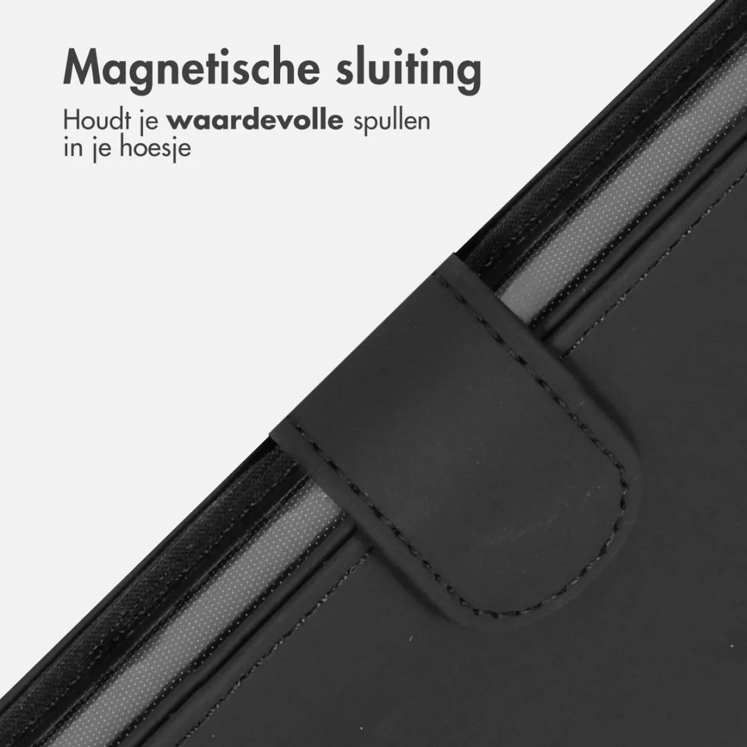 Accezz Hoesje iPhone 13 Pro - 3 Pasjes - Zwart