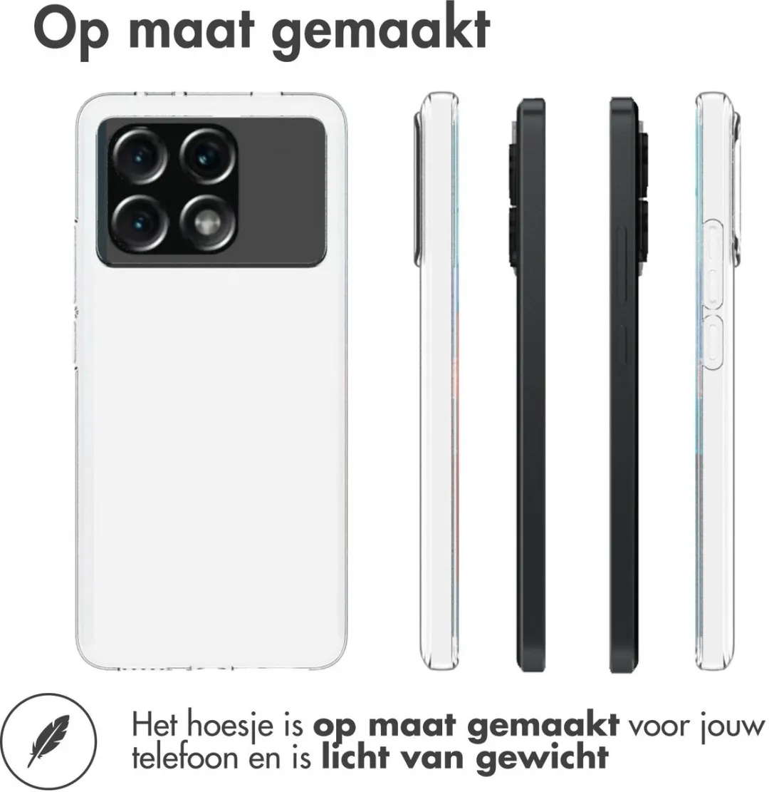 Accezz Hoesje Xiaomi Poco X6 Pro Transparant