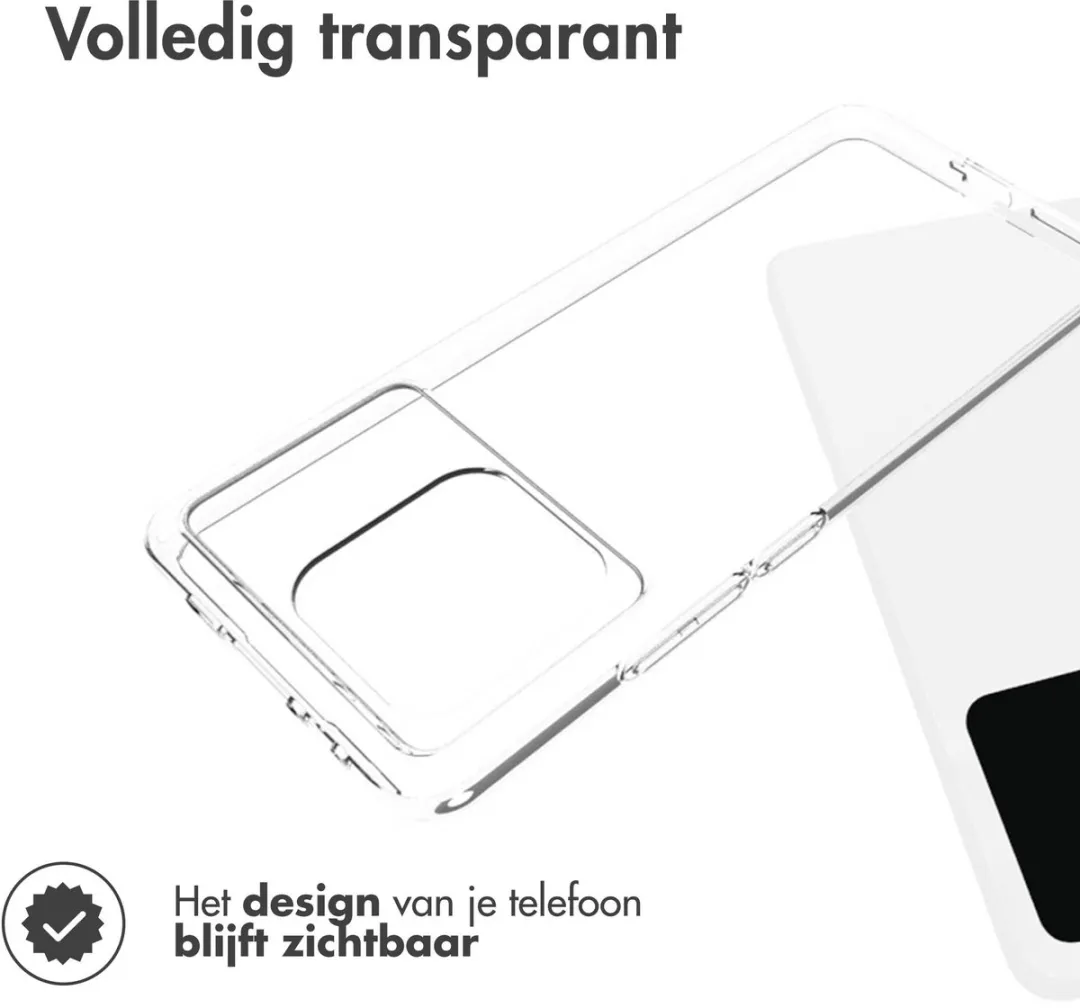 Accezz Hoesje Xiaomi Poco X6 Pro Transparant
