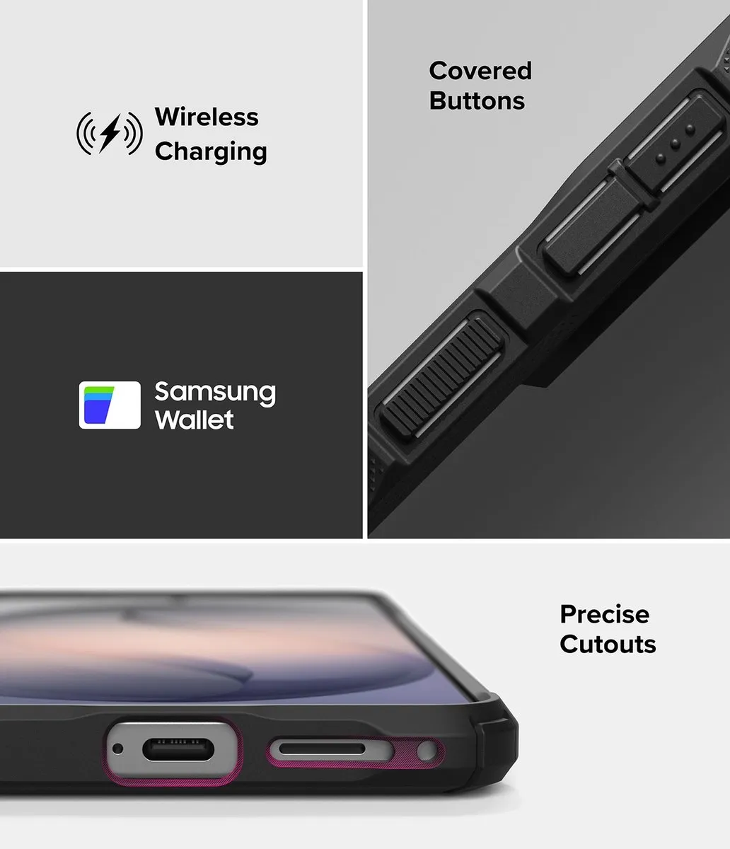 Ringke Fusion X Hoesje Samsung Galaxy S26 Plus - Camo Zwart