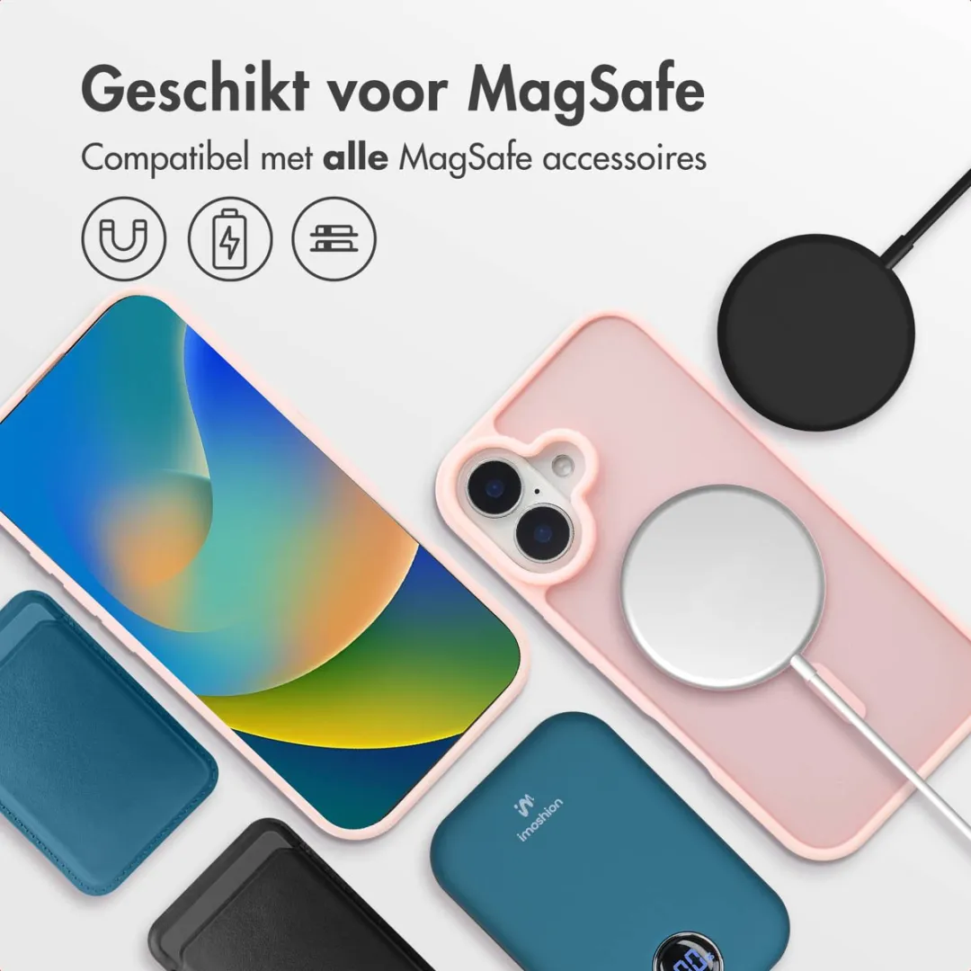 Imoshion iPhone 16 MagSafe Hoesje - Lichtroze