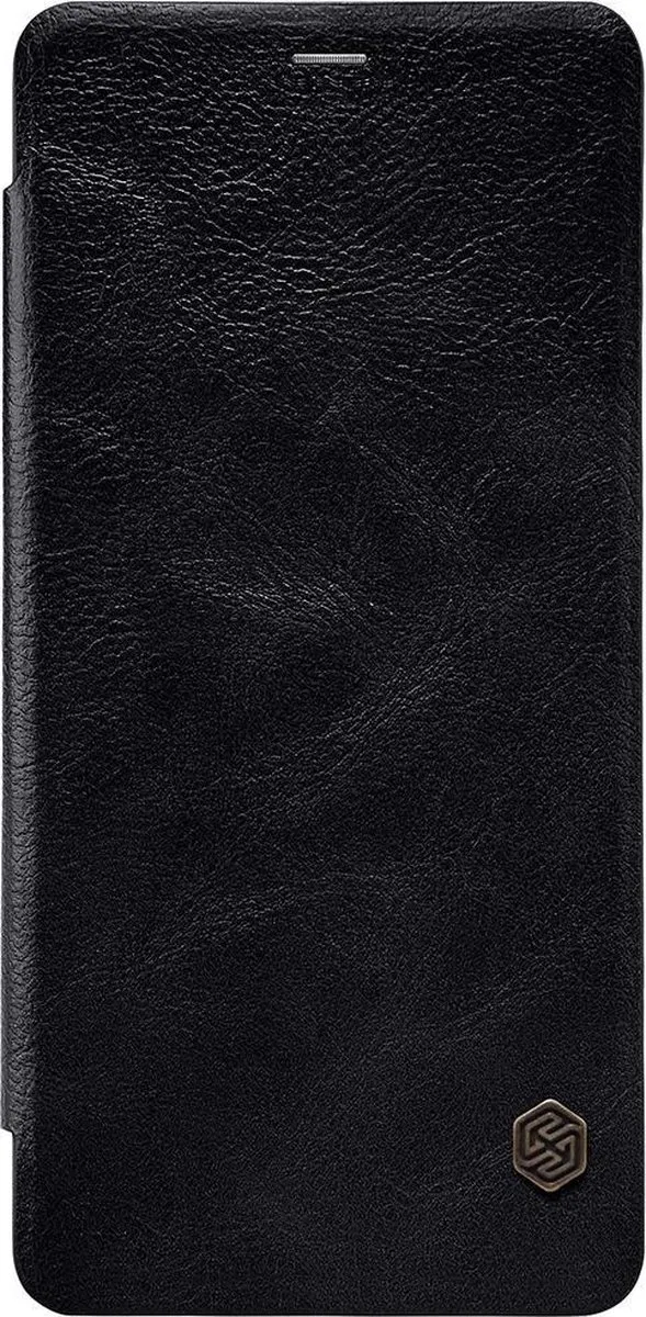Nillkin Qin Series PU Hoes Samsung Galaxy A8+ 2018 - Zwart - afbeelding 3 van 6