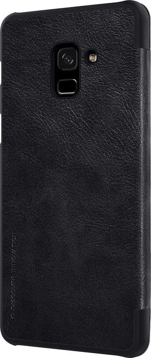 Nillkin Qin Series PU Hoes Samsung Galaxy A8+ 2018 - Zwart - afbeelding 6 van 6
