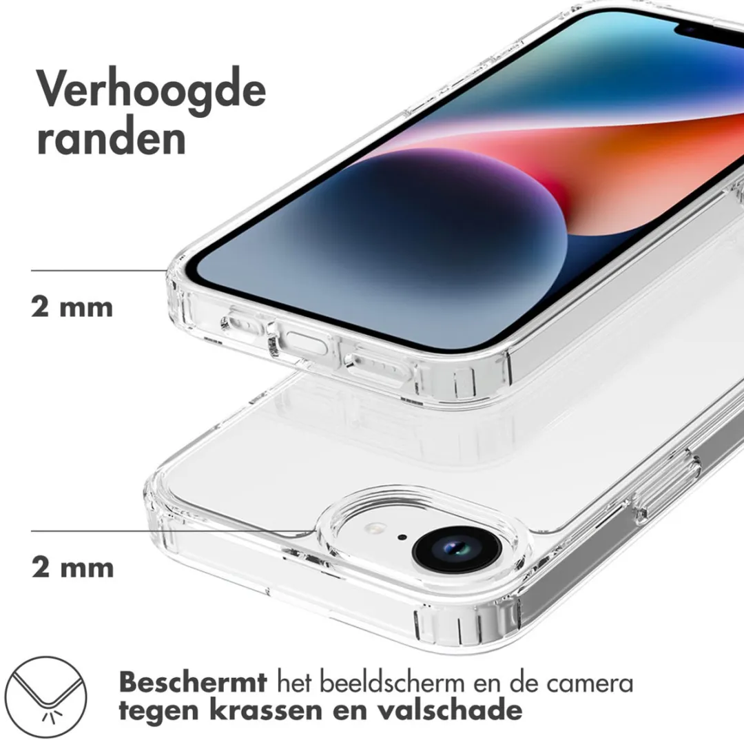 Accezz Xtreme Impact Backcover 2.0 iPhone 16e Hoesje - Transparant