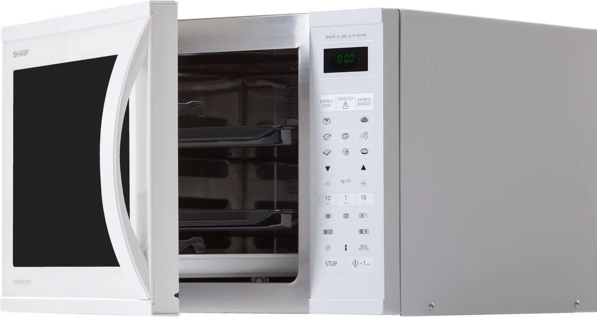 Sharp R-971WW Combi-magnetron 1050W - Wit