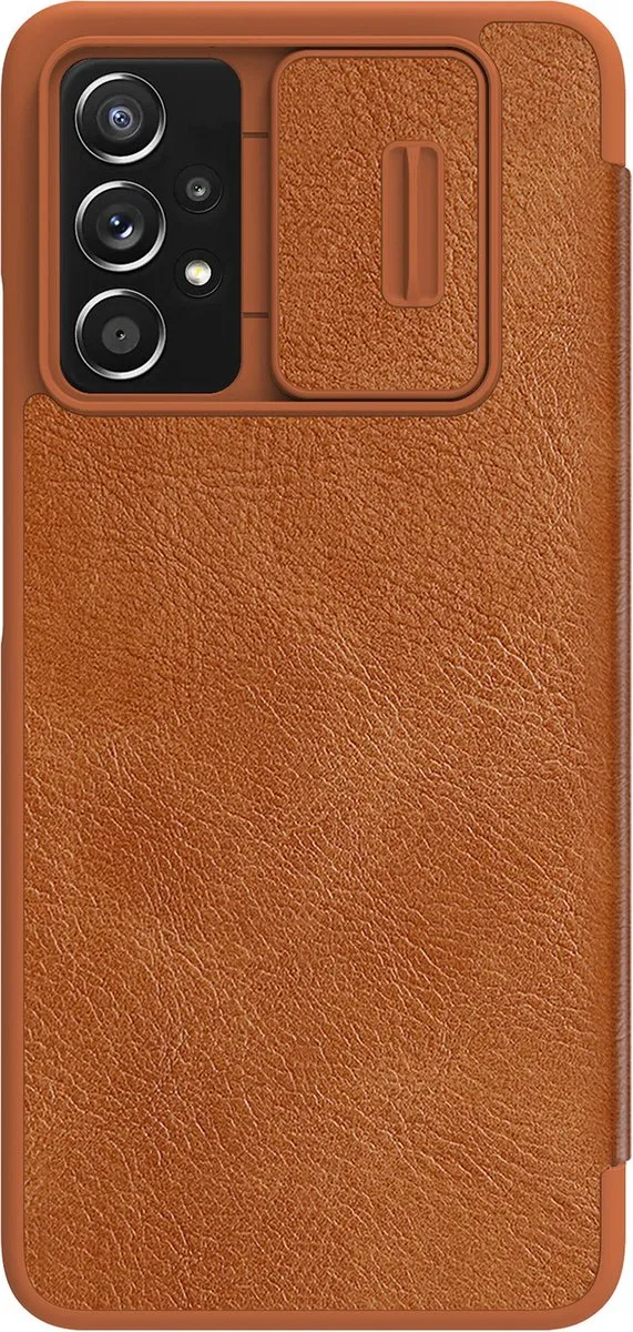 Nillkin Qin Leren Holsterhoes - Samsung Galaxy A73 - Bruin - afbeelding 5 van 6