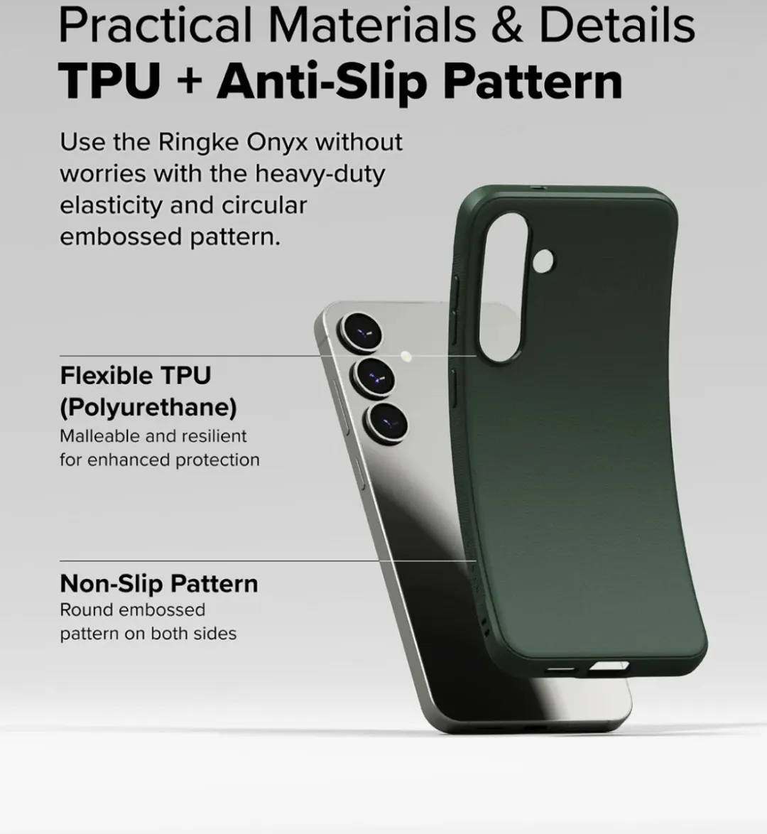 Ringke Onyx Hoesje Groen - Samsung Galaxy S25