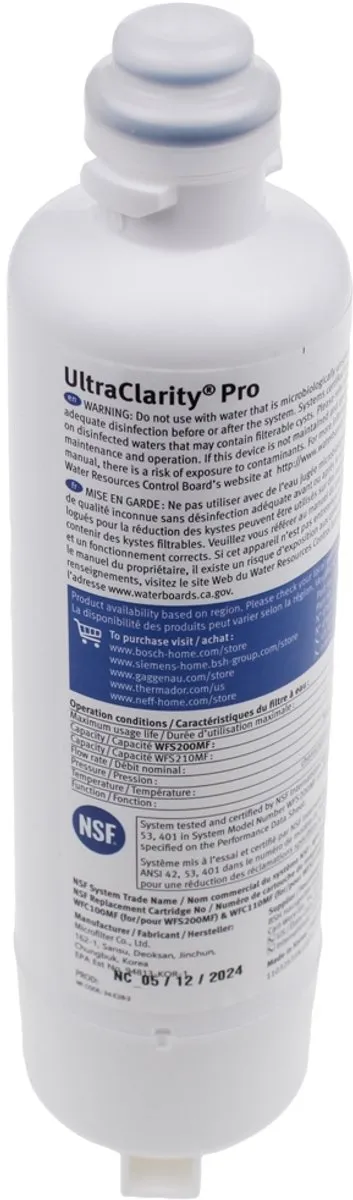 Bosch Waterfilter Ultra Clarity Pro 17005583