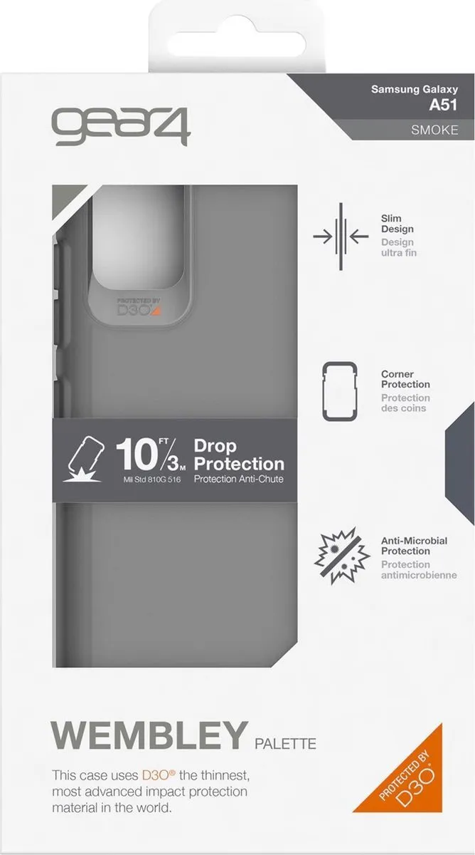 Gear4 Wembley Hoesje Samsung Galaxy A51 - Zwart