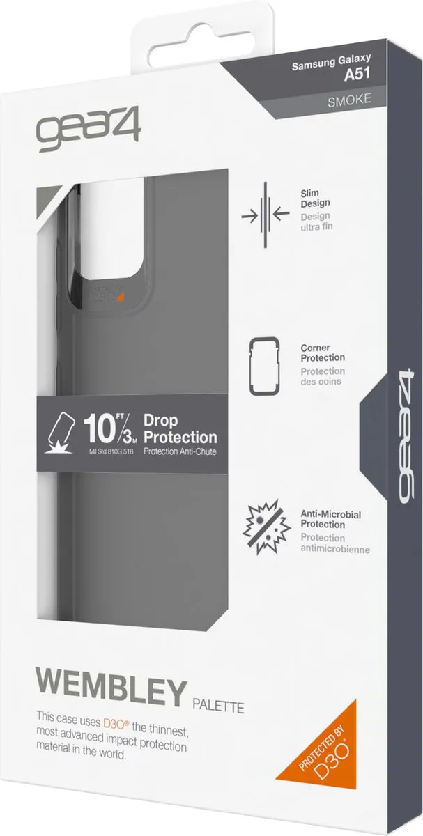 Gear4 Wembley Hoesje Samsung Galaxy A51 - Zwart