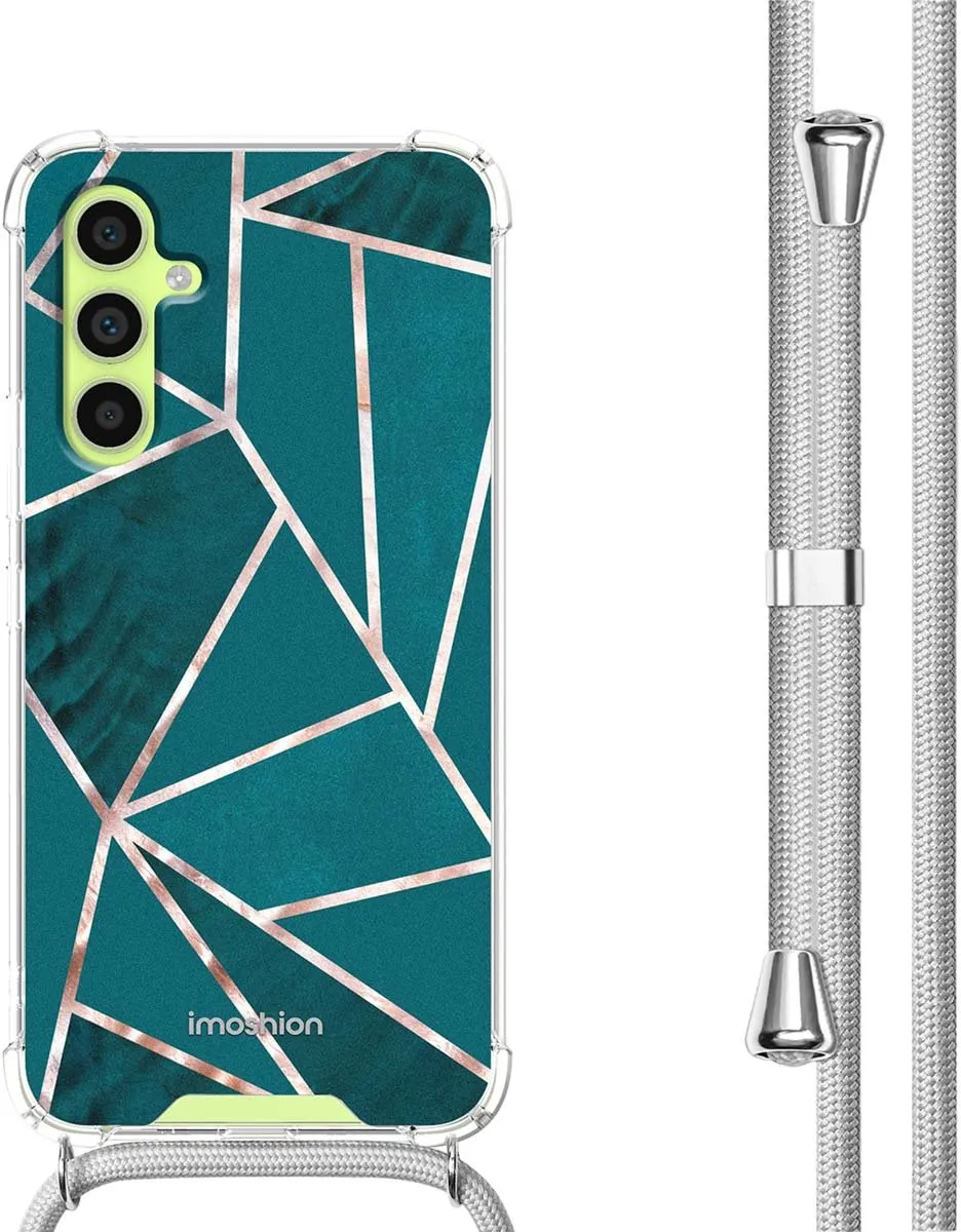 Imoshion Hoesje Samsung Galaxy A34 - Petrol Green Graphic