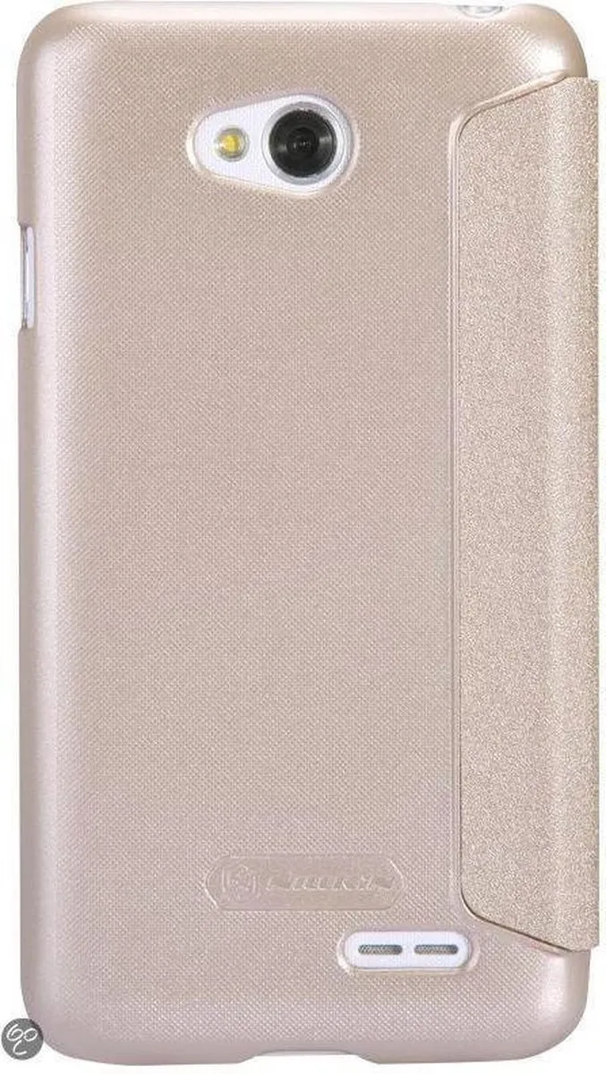 Nillkin Leather Case LG L70 Sparkle Series Goud - SP-LC-LG-D325-GD - afbeelding 3 van 6
