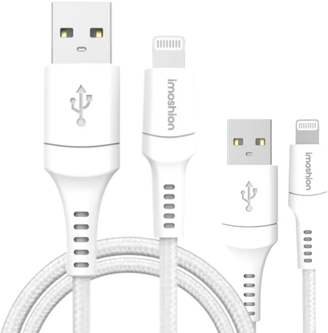 Imoshion Lightning naar USB A Kabel Duopack 0,5m