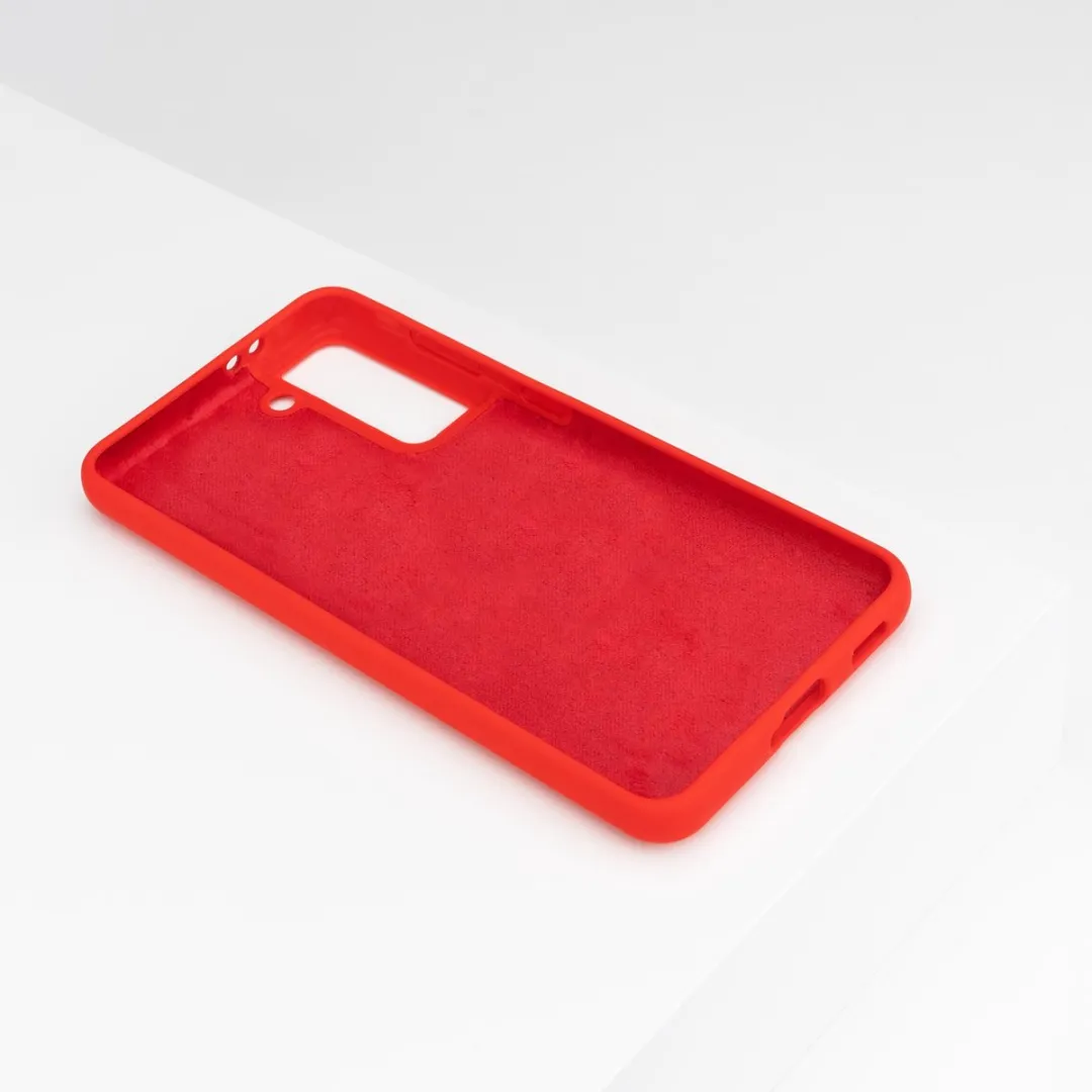 BMAX Siliconen Hoesje Samsung Galaxy S21 - Rood