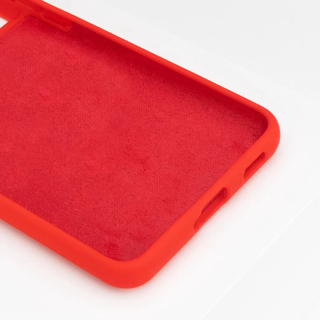 BMAX Siliconen Hoesje Samsung Galaxy S21 - Rood
