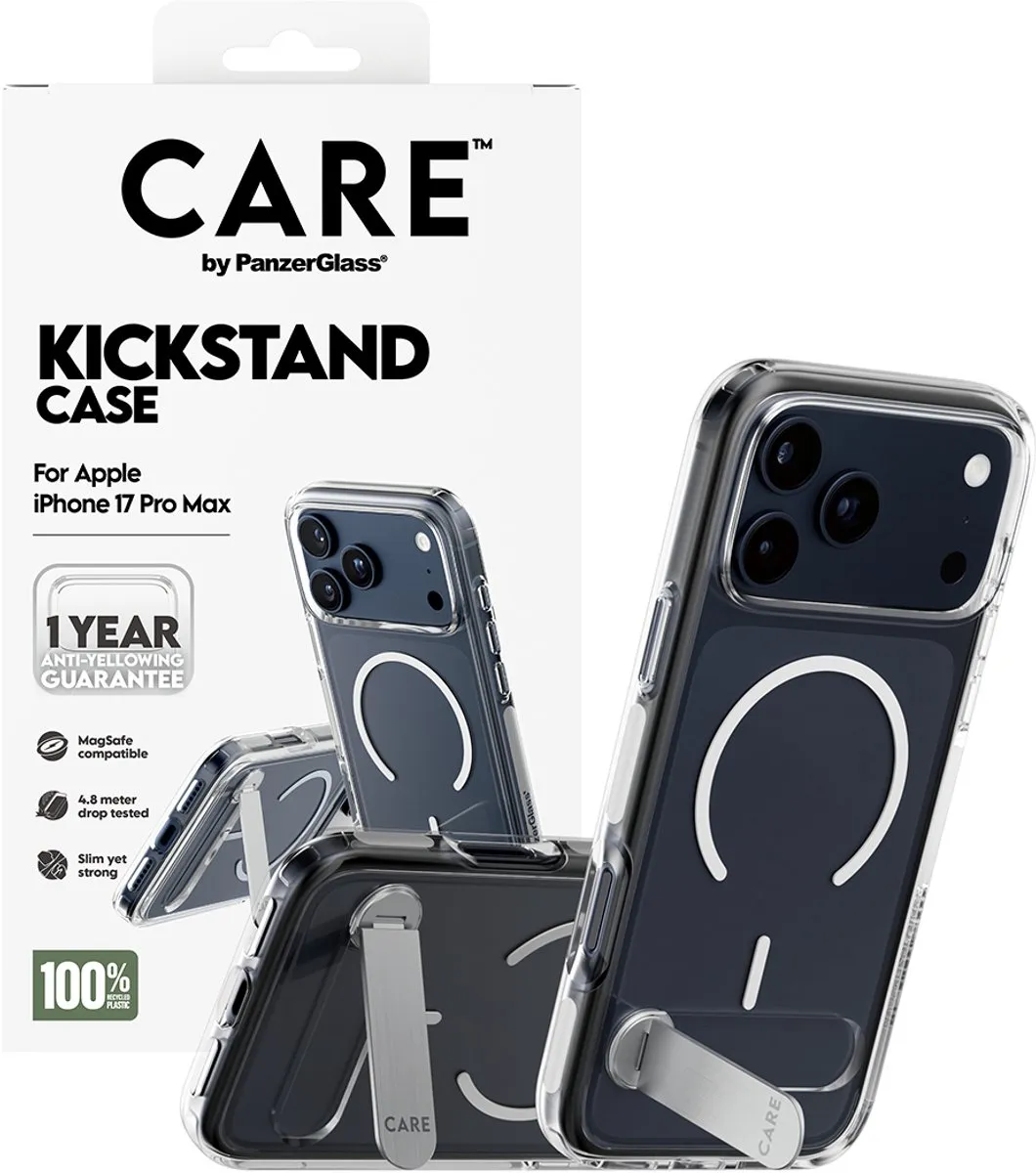 PanzerGlass Care Feature Case iPhone 17 Pro Max - Zwart