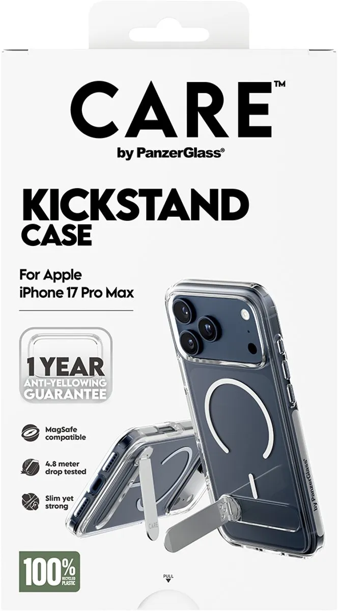 PanzerGlass Care Feature Case iPhone 17 Pro Max - Zwart