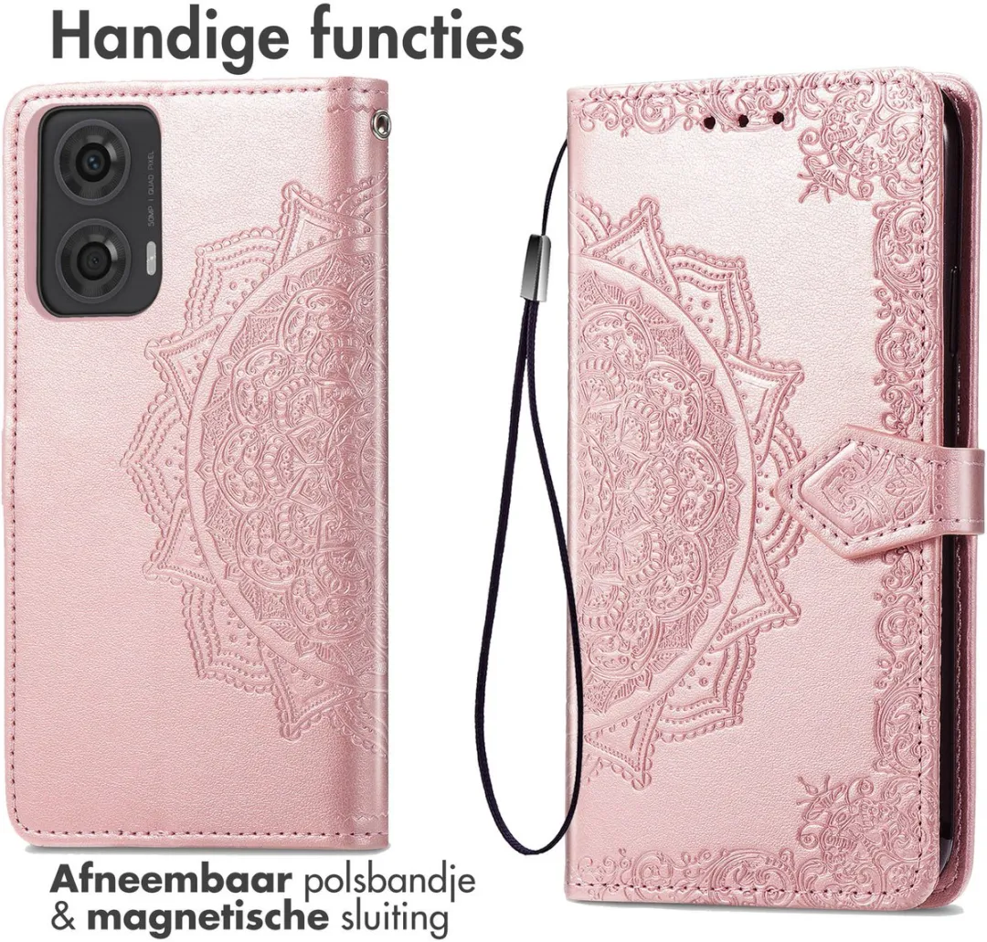 Imoshion Moto G04/G24 Hoesje - Rosé Goud