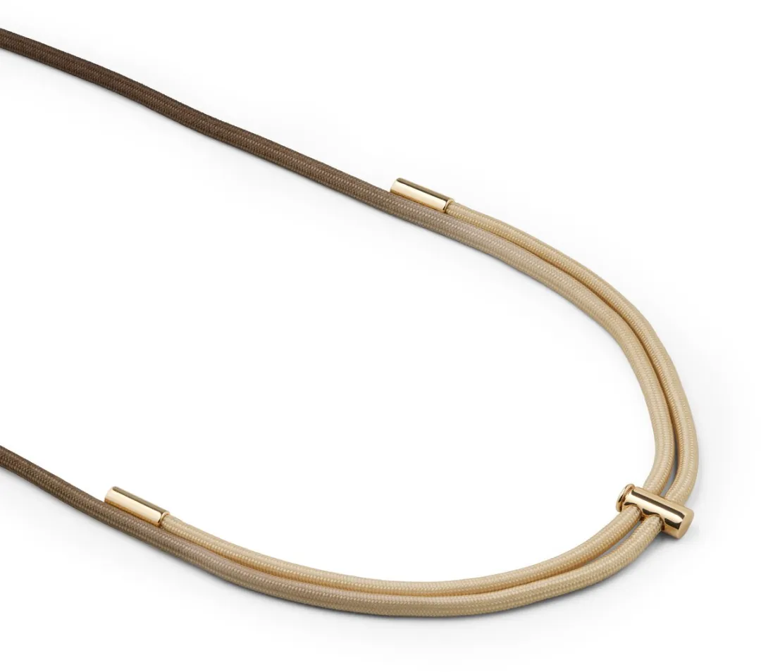 iDeal of Sweden Cord Phone Strap Mocha Mousse - Universeel