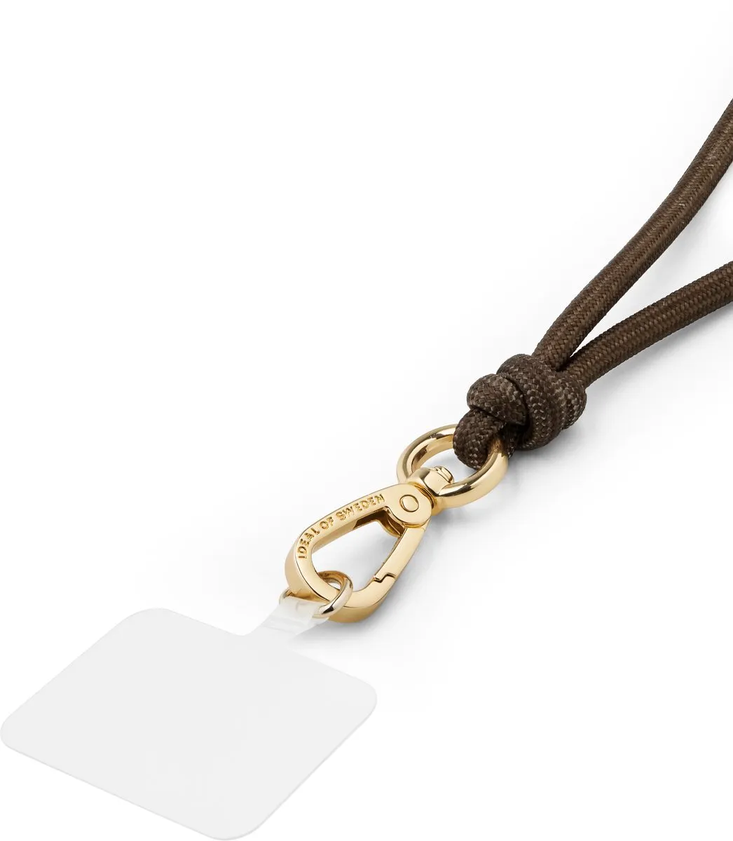 iDeal of Sweden Cord Phone Strap Mocha Mousse - Universeel
