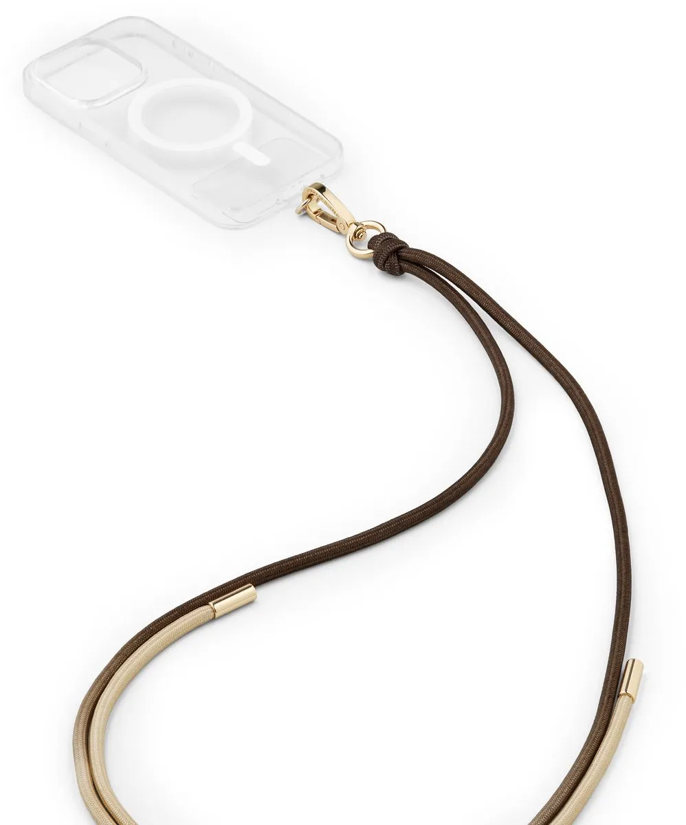 iDeal of Sweden Cord Phone Strap Mocha Mousse - Universeel