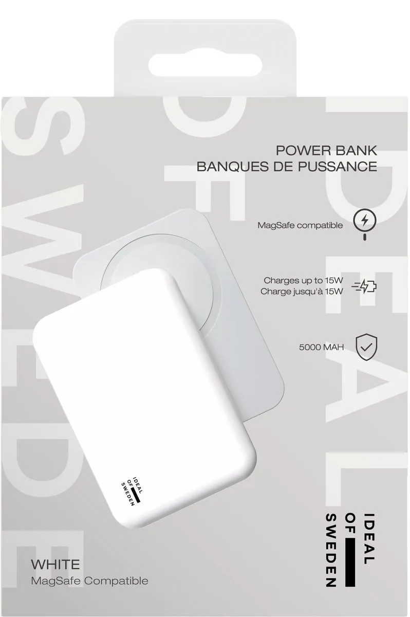 iDeal of Sweden Powerbank MagSafe 5000mAh Wit - 15W