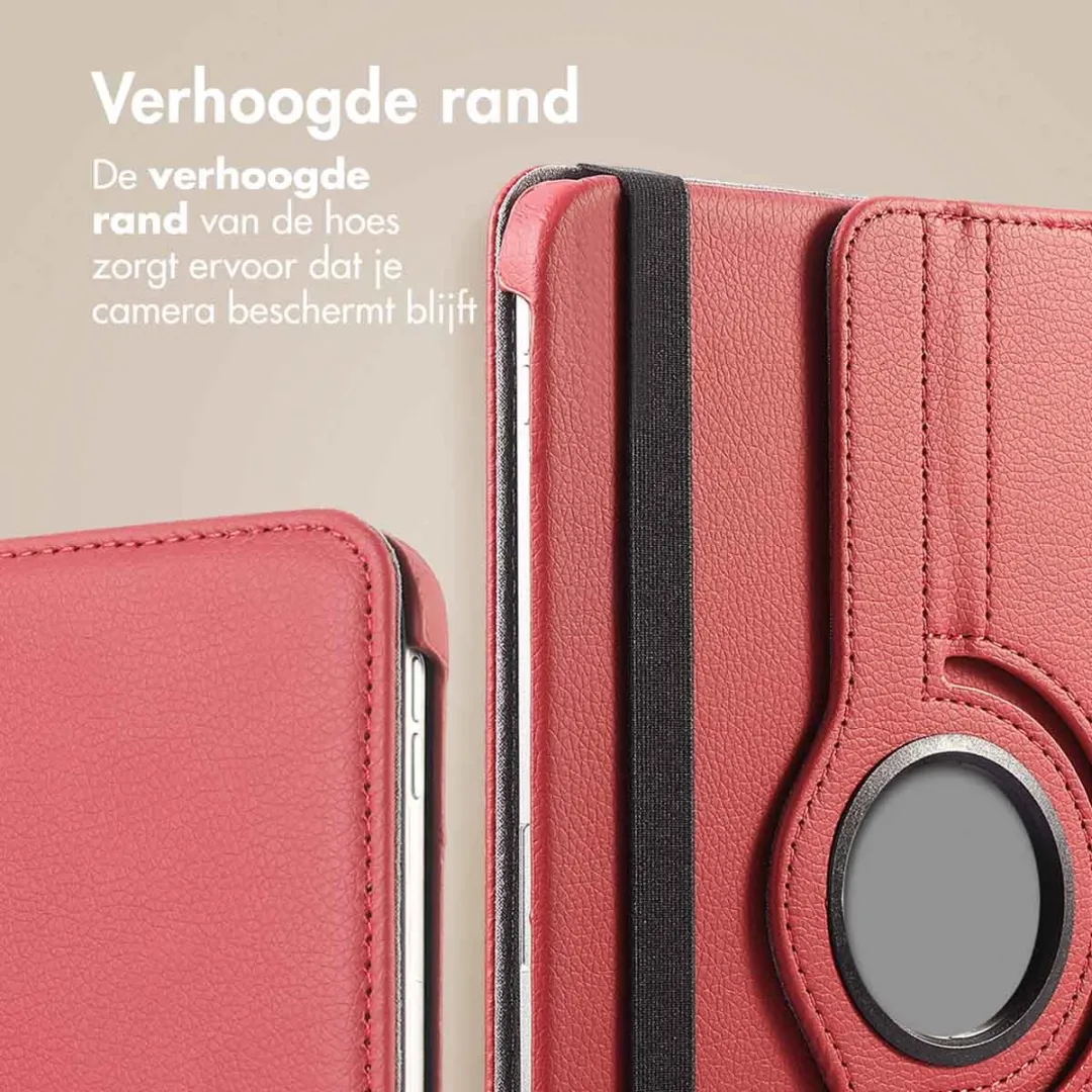 Imoshion Tablethoes Samsung Galaxy Tab A9 Plus 11" - 360° Bookcase - Rood - SH00083375