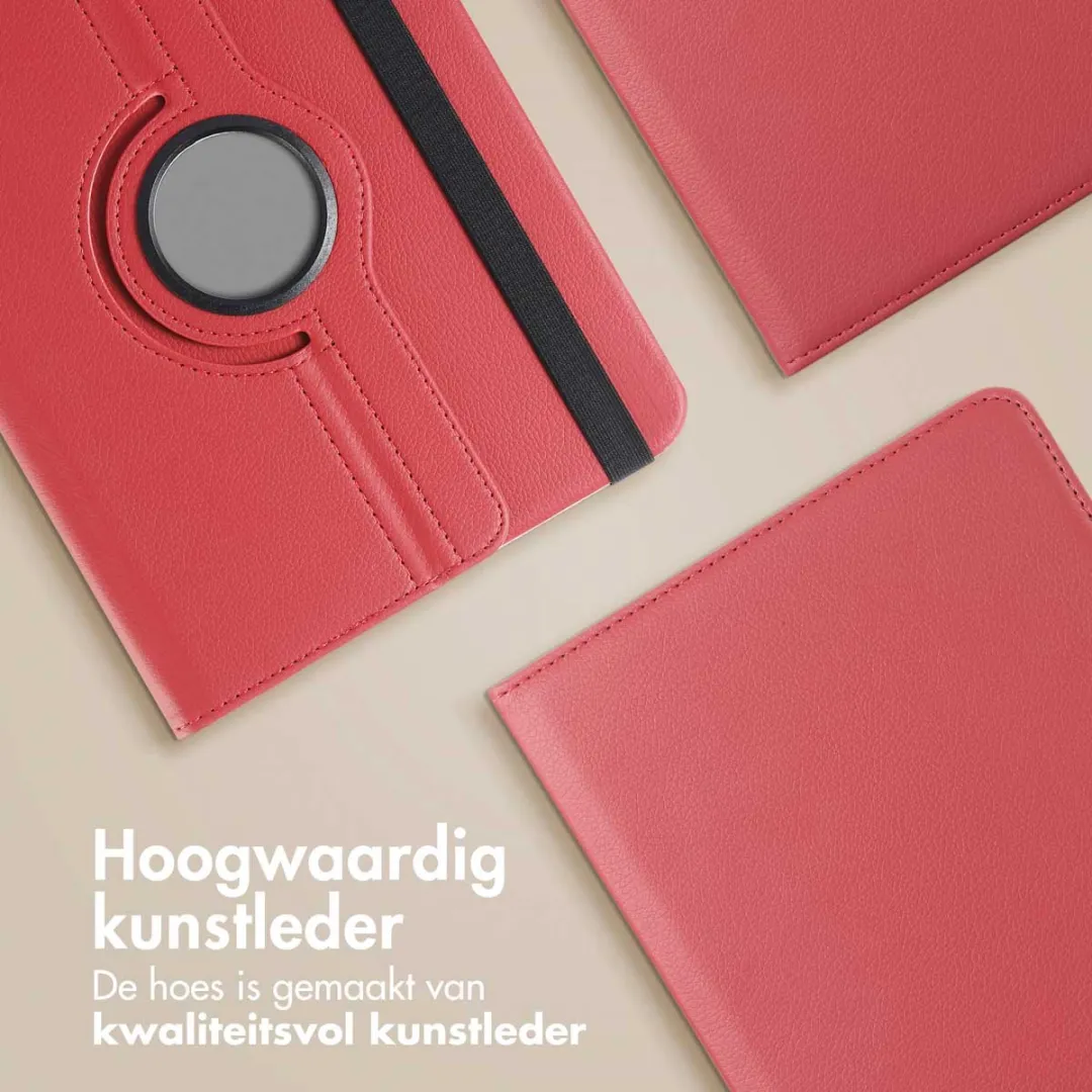 Imoshion Tablethoes Samsung Galaxy Tab A9 Plus 11" - 360° Bookcase - Rood - SH00083375 - afbeelding 6 van 6