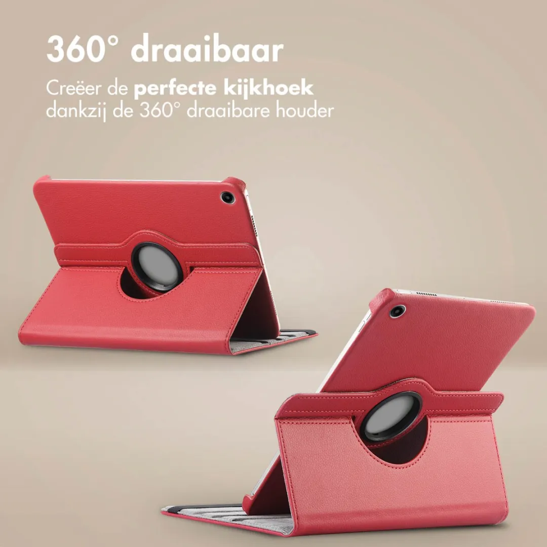 Imoshion Tablethoes Samsung Galaxy Tab A9 Plus 11" - 360° Bookcase - Rood - SH00083375