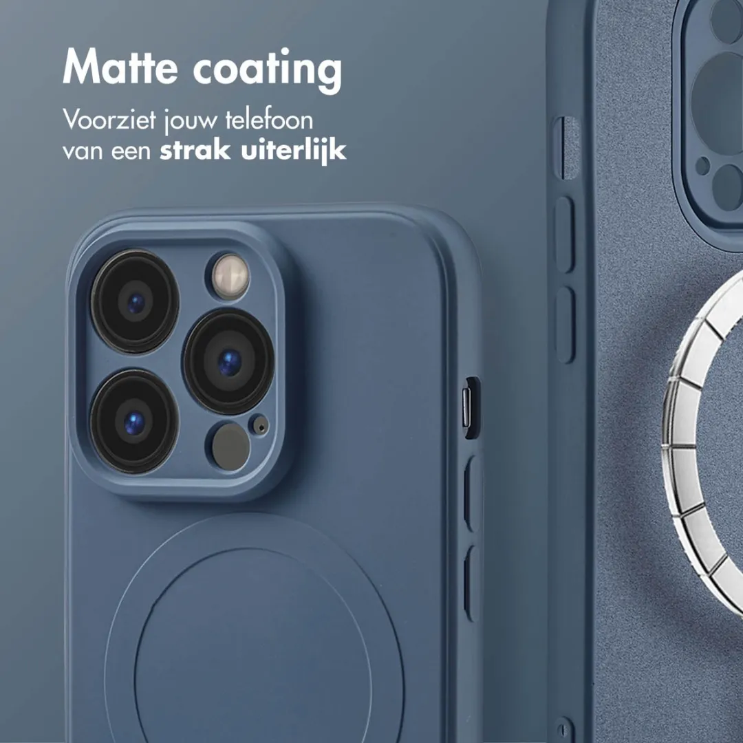 Imoshion Hoesje iPhone 14 Pro Max - Donkerblauw - MagSafe