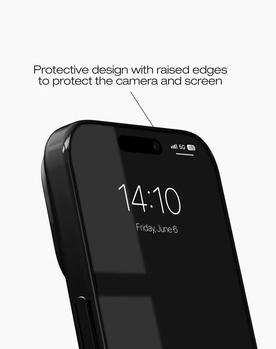 iDeal of Sweden iPhone 15 Pro Slim Case MagSafe Glossy Black - IDSLCMS-I2361P-280 - afbeelding 3 van 3